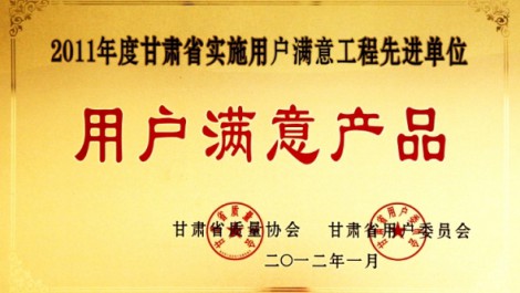 集團(tuán)公司被評為“2011年度甘肅省實施績效卓越模式先進(jìn)企業(yè)”